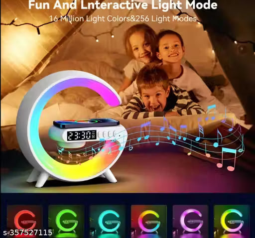 Music Speaker Wireless Charger Desk Lamp