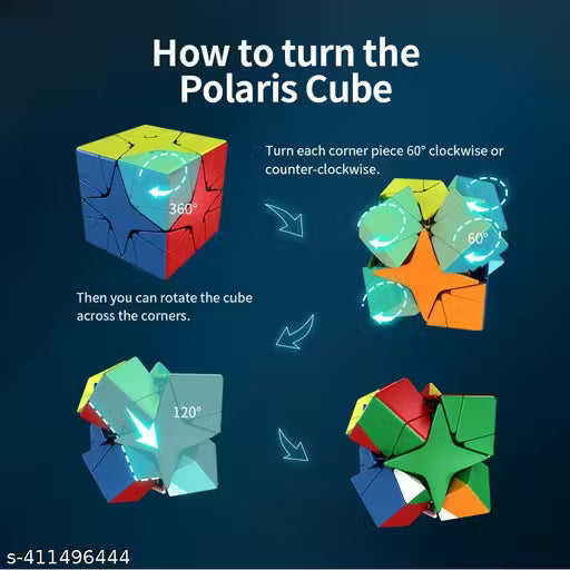 MoYu MFJS MeiLong Polaris Cube Stickerless North Star Magic Cube Puzzle