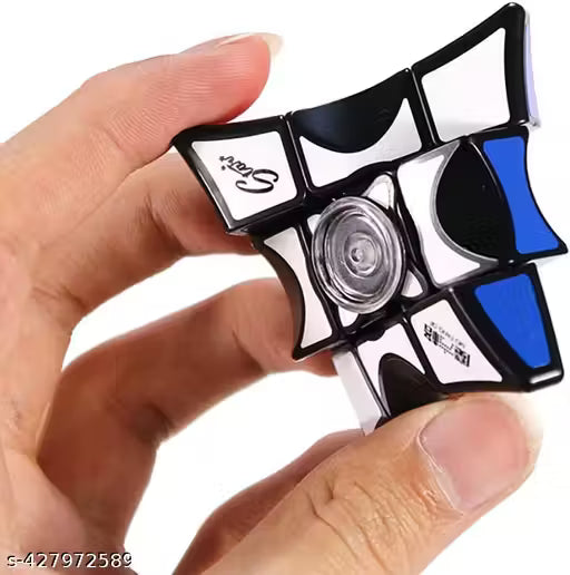 QiYi 1X3X3 Spinner Cube Super Floppy Black Speed Cube 3x3x1 Magic Puzzle Cube