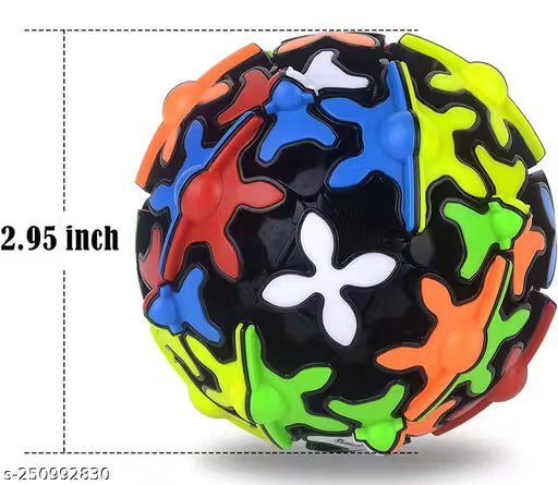 QiYi Sphere Gear Cube Shaped Speed Magic Ball Cube Puzzle (Tiled) Age 6 Years+ Kids Toys, Return Gift Boy & Girls
