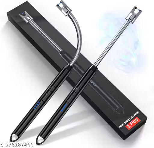 Electric Lighter Stainless Steel Electric Rechargeable Gas Lighter