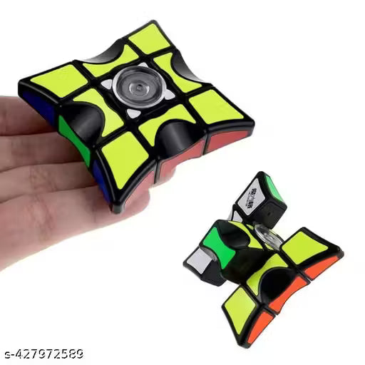 QiYi 1X3X3 Spinner Cube Super Floppy Black Speed Cube 3x3x1 Magic Puzzle Cube