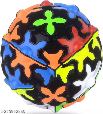 QiYi Sphere Gear Cube Shaped Speed Magic Ball Cube Puzzle (Tiled) Age 6 Years+ Kids Toys, Return Gift Boy & Girls