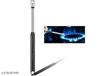 Electric Lighter Stainless Steel Electric Rechargeable Gas Lighter