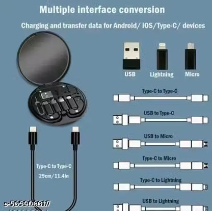5 in 1 Fast Charging Data Cable Kit
